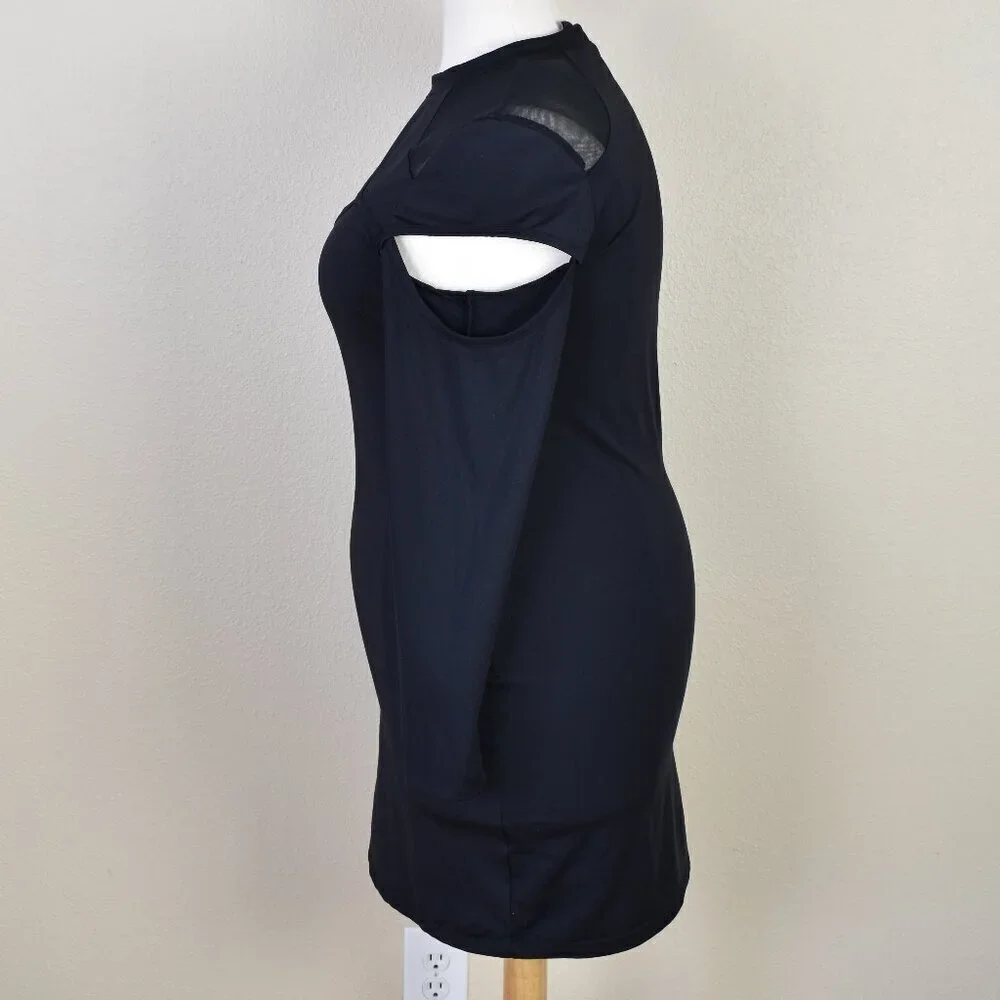 KILLSTAR Cosmic Shift Long Sleeve Cut-Out Bodycon Dress - 3XL - Picture 5 of 11